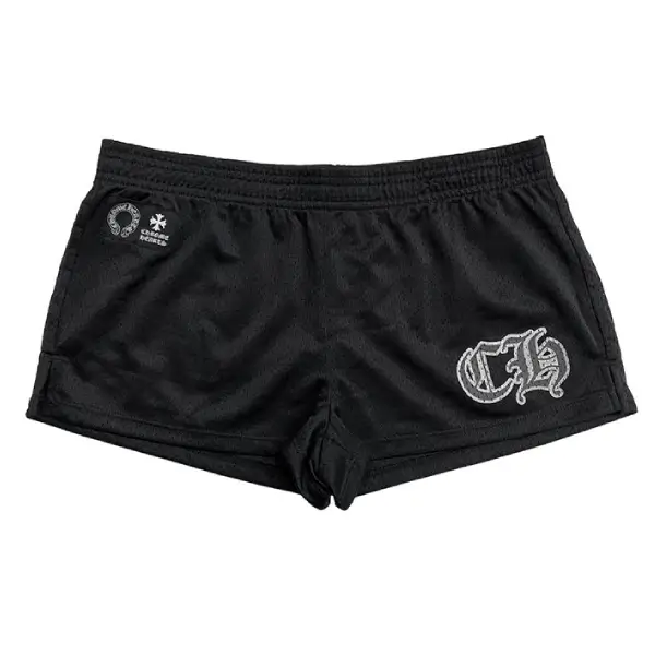 Chrome Hearts Black 22 CH Logo Mesh Shorts