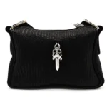 Chrome Hearts Black Lizard Skin Chicken Nugget Bag