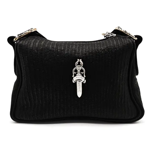 Chrome Hearts Black Lizard Skin Chicken Nugget Bag