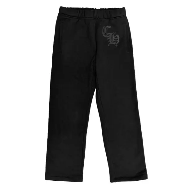 Chrome Hearts CH Logo Black Sweatpants