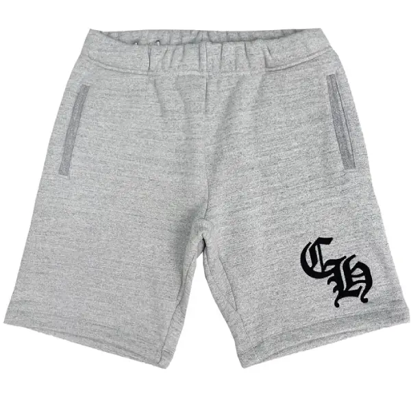 Chrome Hearts CH Logo Grey Shorts