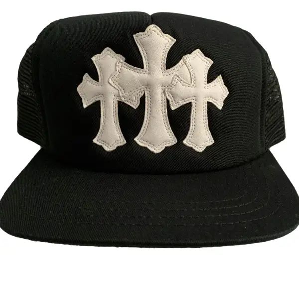Chrome Hearts Cemetery Trucker Hat Black
