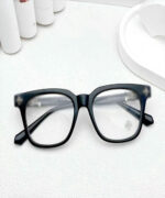 Chrome Hearts Classic Black Silver Frame Eyeglasses