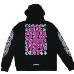 Chrome Hearts Eye Chart Dagger Zip-Up Hoodie Black