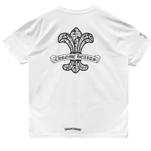 Chrome Hearts Fleur Logo Short Sleeve Tee