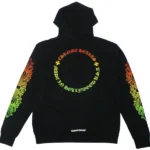 Chrome Hearts Floral Sleeve Gradient Made In Hollywood Hoodie Black/Gradient
