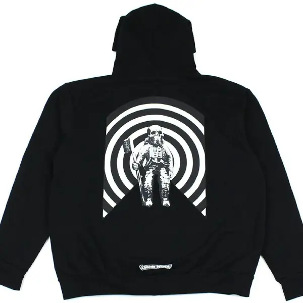 Chrome Hearts Foti Harris Teeter Space Suit Zip Hoodie Black