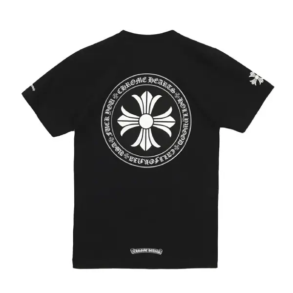 Chrome Hearts Hollywood Plus Cross Short Sleeve Tee