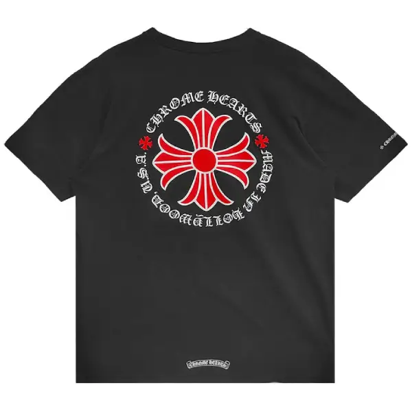 Chrome Hearts Made In Hollywood Plus Cross Short Sleeve Tee