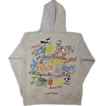 Chrome Hearts Matty Boy Brain Hoodie Heather Grey