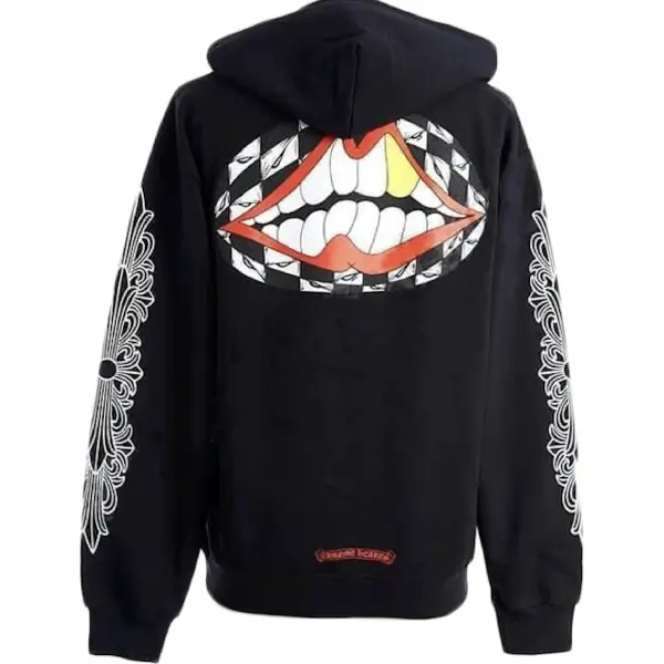 Chrome Hearts Matty Boy Flower Chomper Hoodie Black