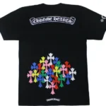 Chrome Hearts Multi Color Cross T-shirt Black