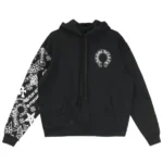 Chrome Hearts Multi Logo On Sleeve Horseshoe Logo Hoodie