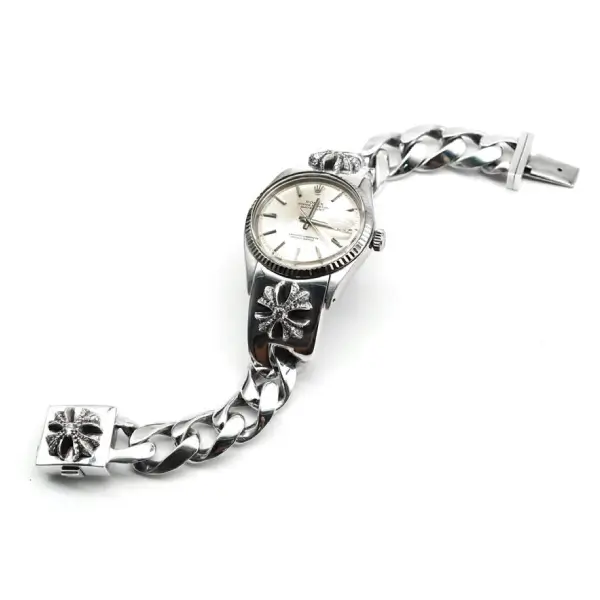 Chrome Hearts Rolex Dial Classic Link Watch Strap