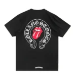 Chrome Hearts Rolling Stone Short Sleeve T-Shirt Tee
