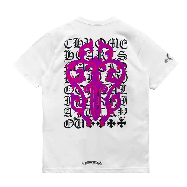Chrome Hearts Script Dagger Logo Short Sleeve Tee