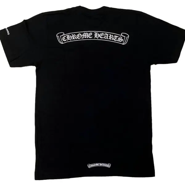 Chrome Hearts Scroll Logo T-shirt Black