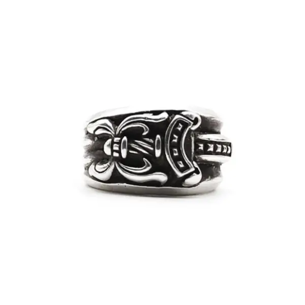 Chrome Hearts Silver Dagger Ring