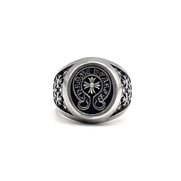 Chrome Hearts Silver Horseshoe Ring