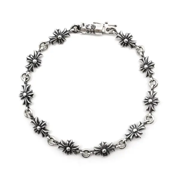 Chrome Hearts Silver Tiny E Bracelet