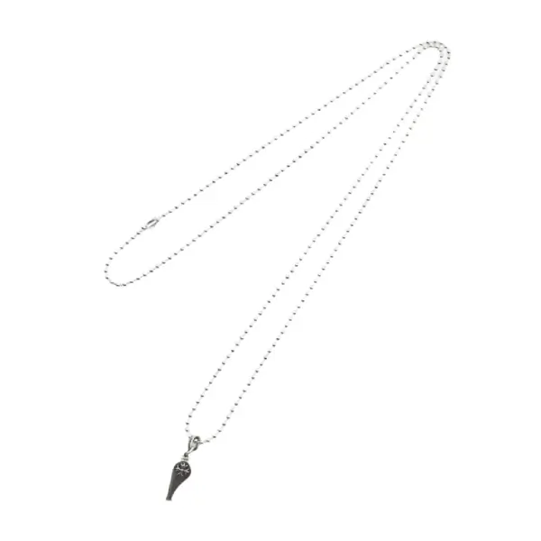 Chrome Hearts Silver Whistle Necklace
