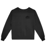 Chrome Hearts Triple Cross CH Letter Black Sweatershirt