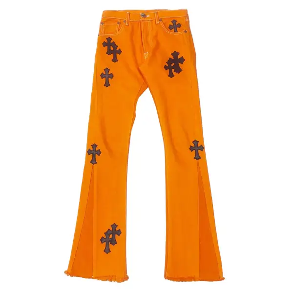 Chrome Hearts Virgil Art Basel Gallery Dept. Cross Patch Jeans