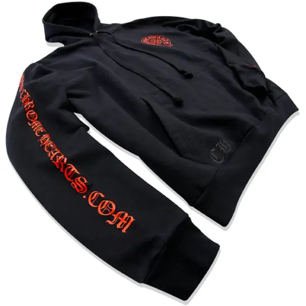 Chrome Hearts Web Exclusive Horse Shoe Hoodie Black/Red