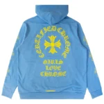 Chrome Hearts x Drake Girls Love Chrome Hoodie Light Blue